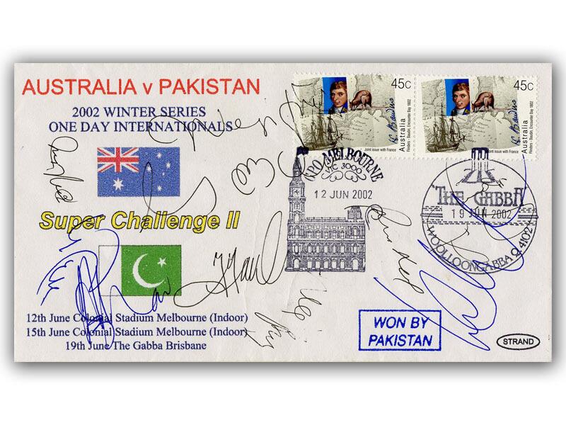 2002 Pakistan v Australia cricket cover