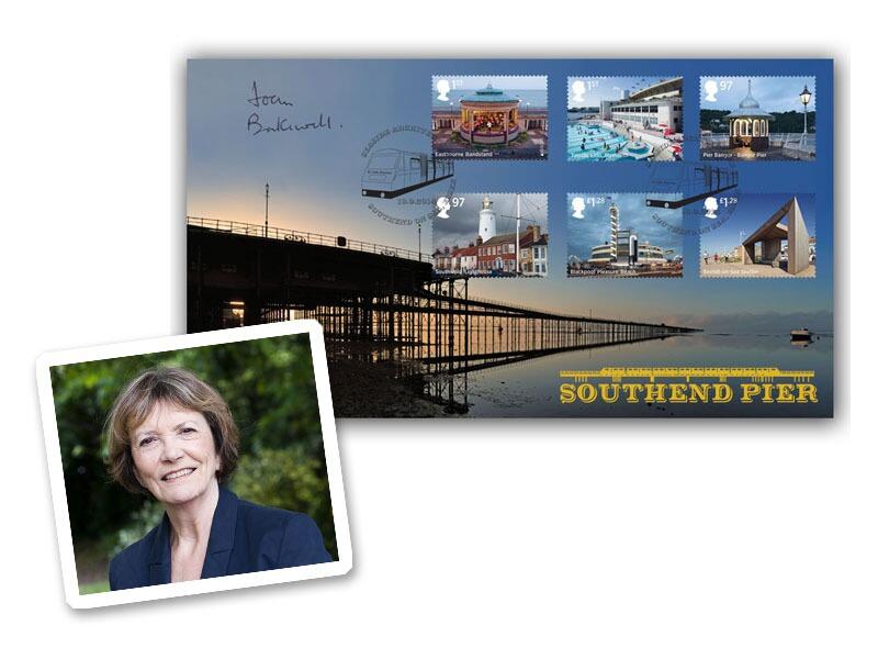 Baroness Joan Bakewell signed, 2014 Seaside Architecture - Southend Pier