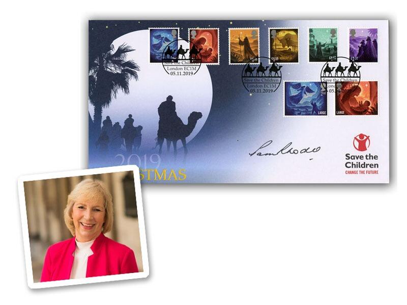 2019 Christmas, signed Pam Rhodes