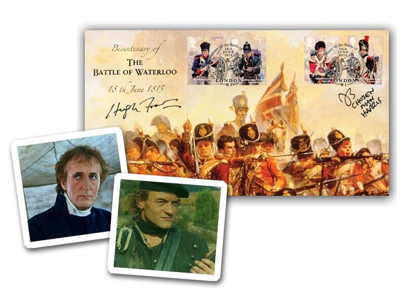 Bicentenary of Waterloo, signed Hugh Fraser & Jason Salkey