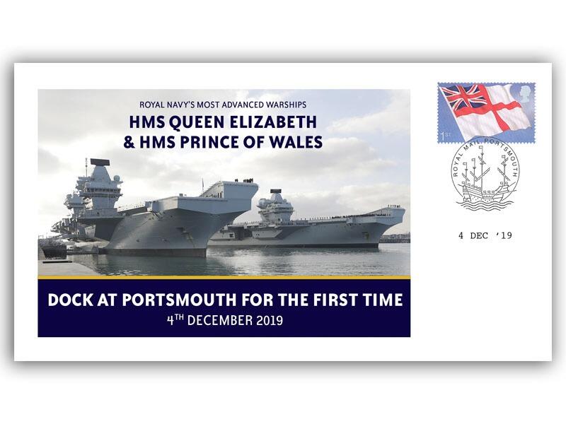 HMS Prince of Wales and HMS Queen Elizabeth Meet