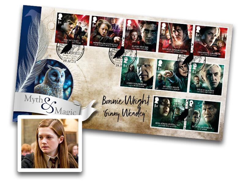 Harry Potter 2023 full-set, signed Ginny Weasley