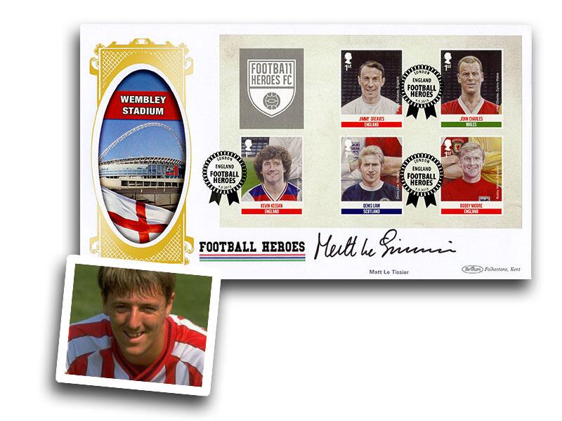 Matt Le Tissier signed 2013 Football Heroes cover