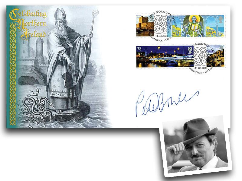 Celebrating Northern Ireland, signed by Peter Bowles