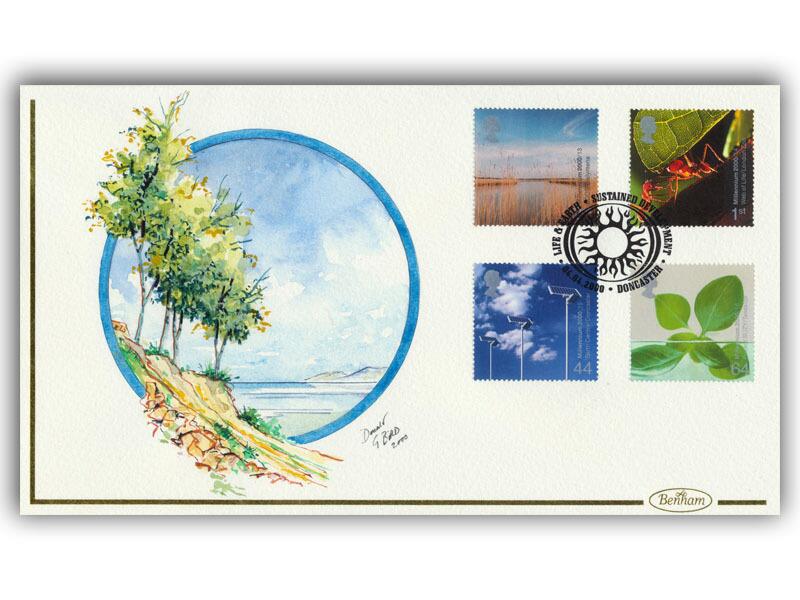 2000 Life & Earth, Donald Bird handpainted official