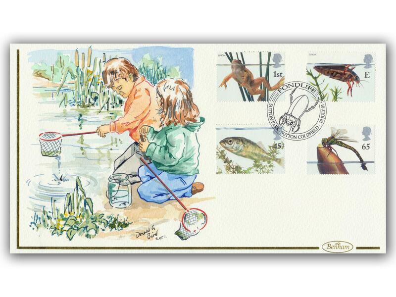 2001 Pondlife, Donald Bird handpainted official