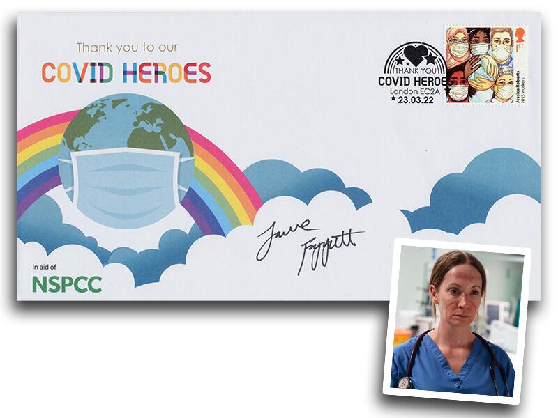 Joanne Froggatt signed, Covid Heroes 'Breathtaking' actress