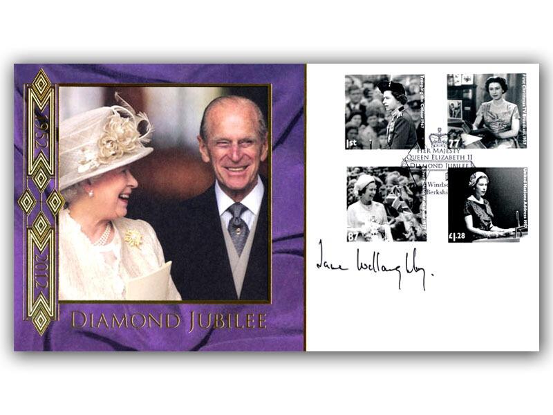 Queen Elizabeth II Diamond Jubilee, signed Baroness Willoughby de Eresby