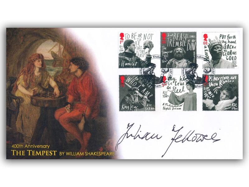 Shakespeare The Tempest, signed Julian Fellowes