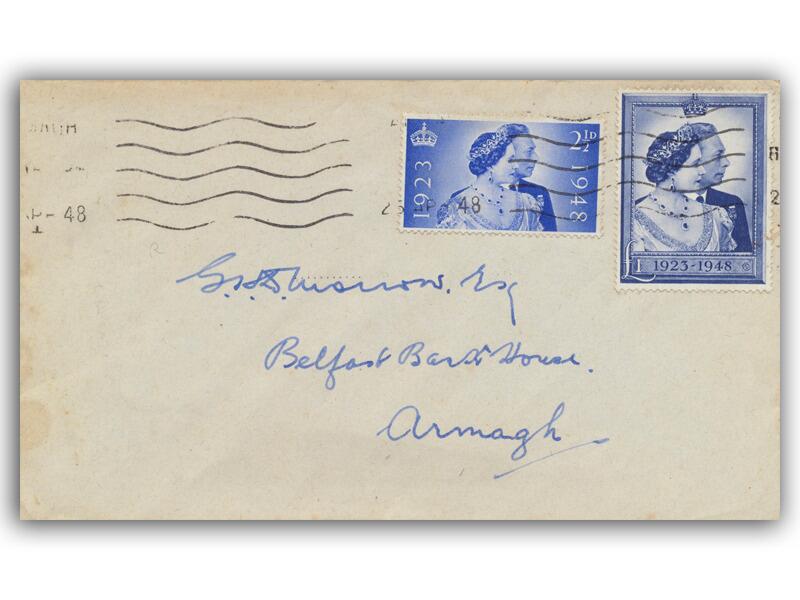 1948 Silver Wedding, Wavy Line slogan