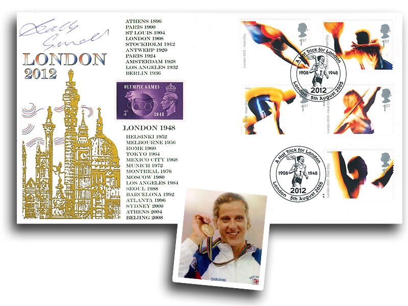 London 2012 Olympic Bid, signed by Sally Gunnell OBE