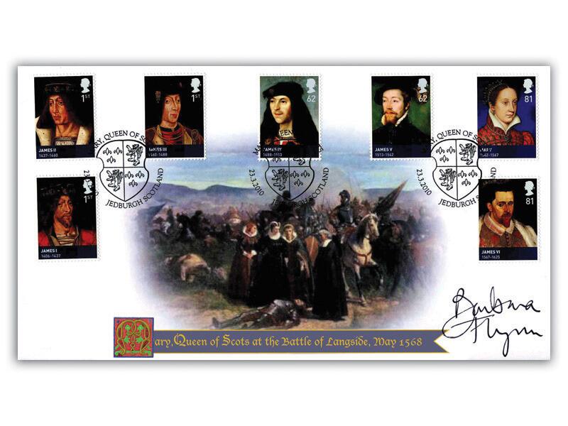 Mary Queen of Scots, signed Barbara Flynn