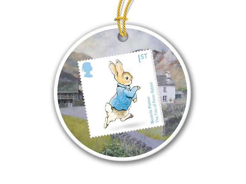 Peter Rabbit, Beatrix Potter - Ceramic Christmas Tree Decoration