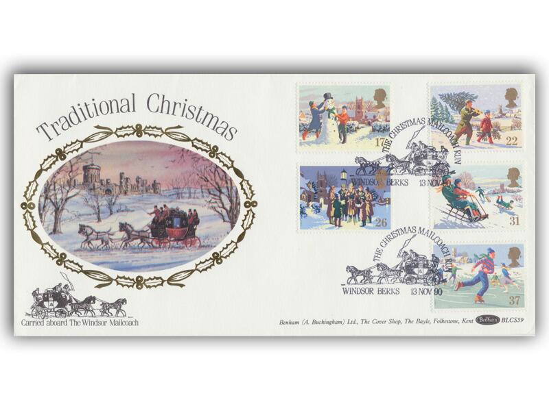 1990 Christmas. Windsor Mailcoach official
