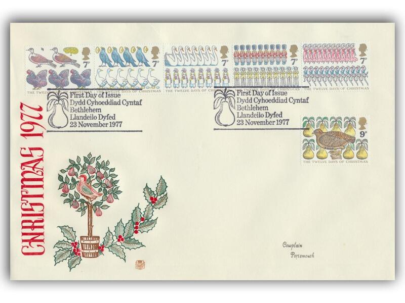 1977 Christmas, Bethlehem FDI special, Stuart cover