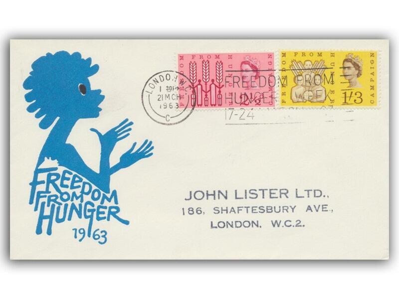 1963 Freedom from Hunger, ordinary, FFH slogan