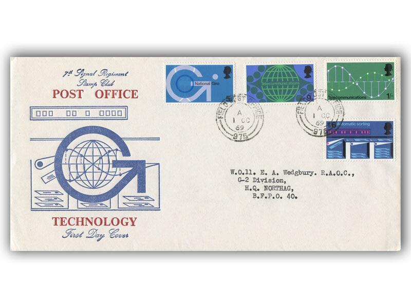 1969 Technology, BFPO 50 CDS, 7th Signal Regiment cover