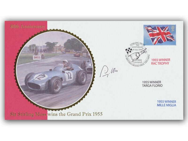 Stirling Moss signed First Grand Prix Win