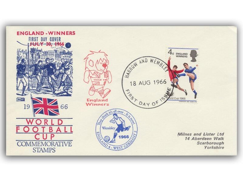 1966 World Cup Winners, Harrow & Wembley FDI, Philart cover