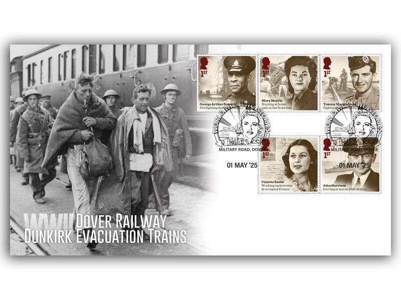 Dover Railway - WWII Stories FDC