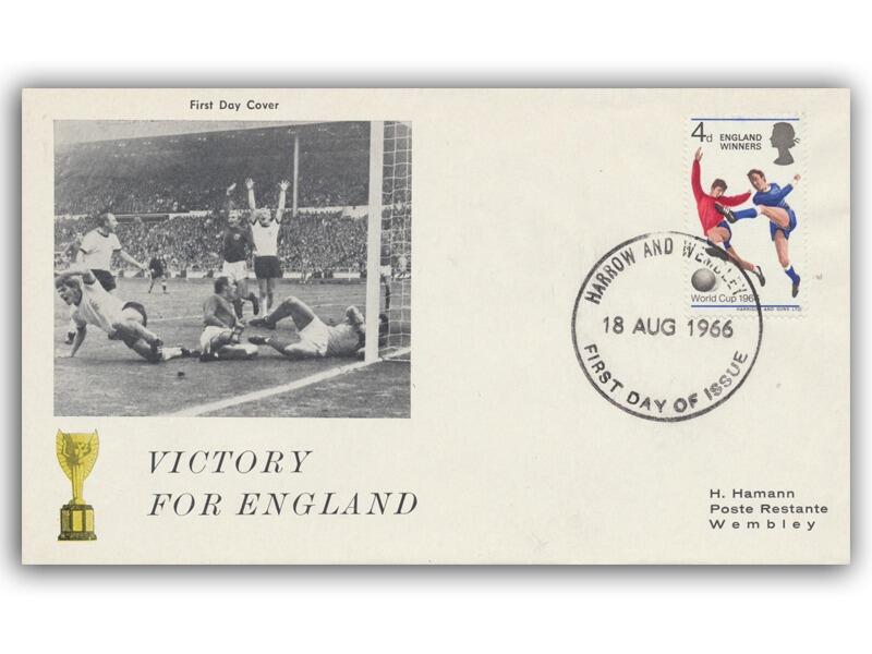 1966 World Cup Winners, Harrow & Wembley FDI, German cover
