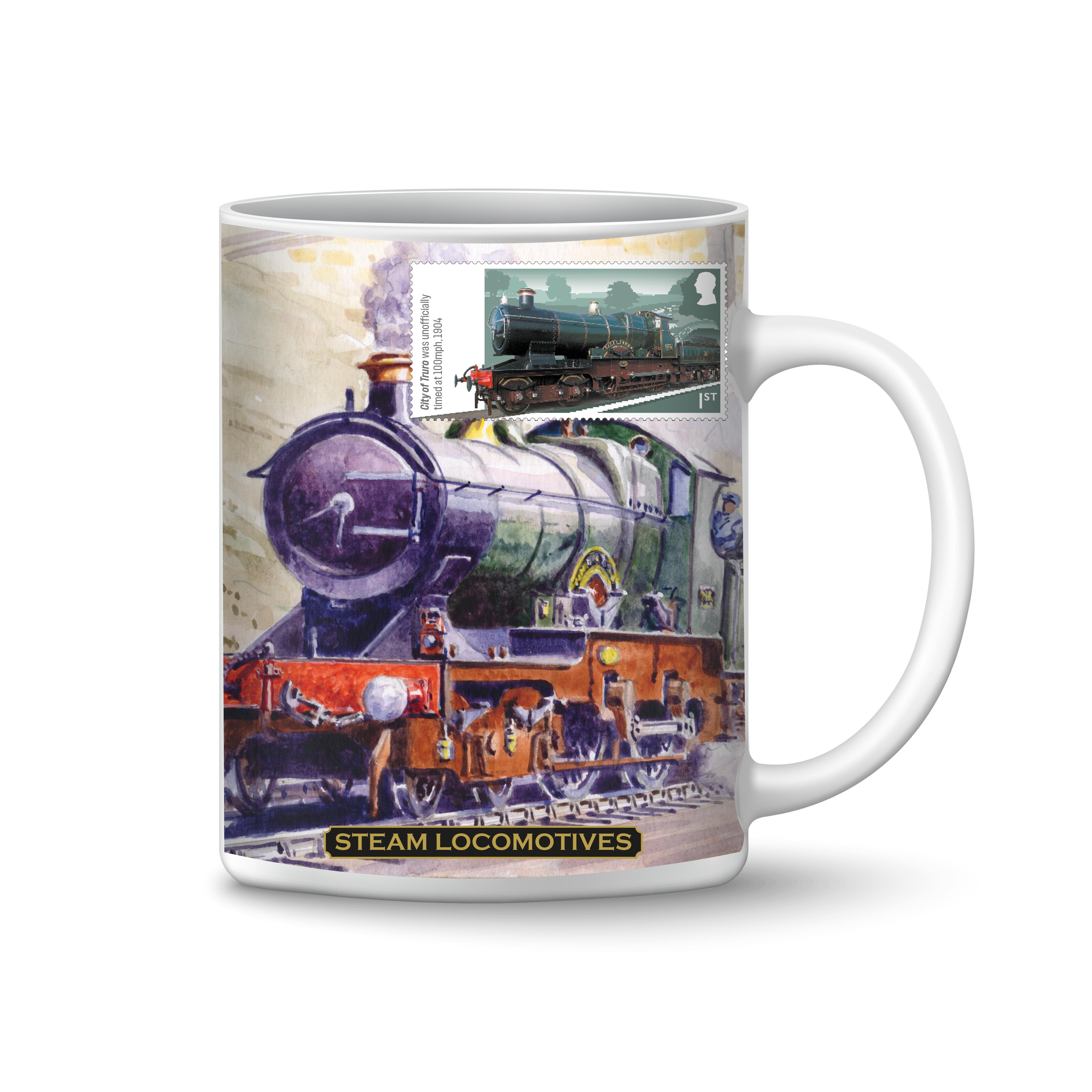 City of Truro | Steam Locomotives Stamp Art Mug