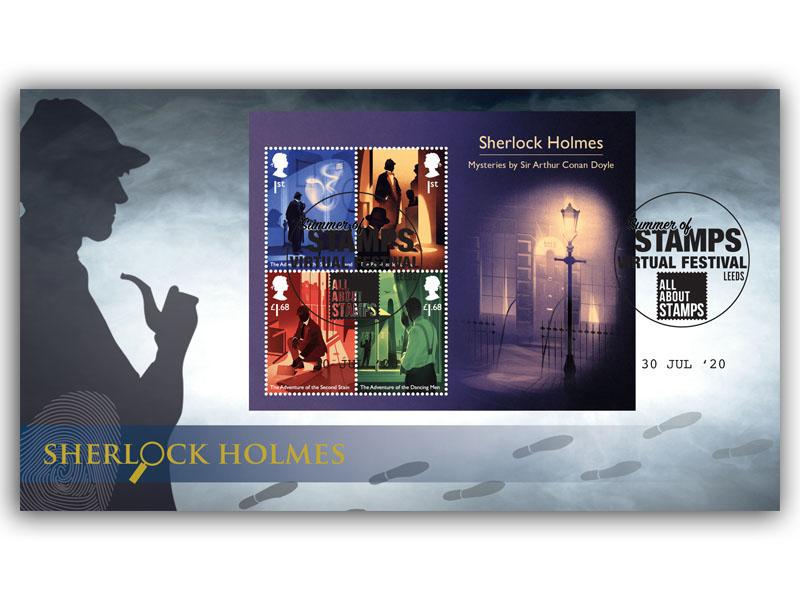 Sherlock Holmes Miniature Sheet, Summer of Stamps Festival
