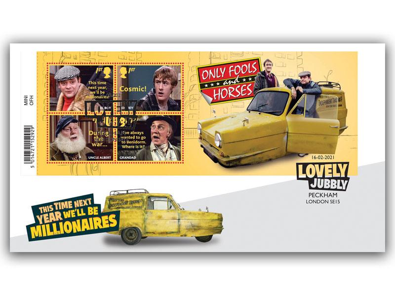 Only Fools and Horses Barcode Miniature Sheet Cover