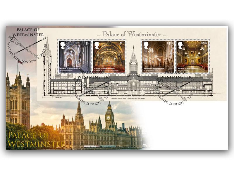 Palace of Westminster Miniature Sheet Cover