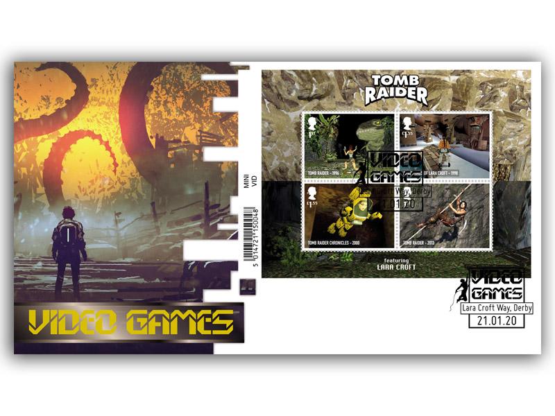 Video Games Barcode Miniature Sheet Cover