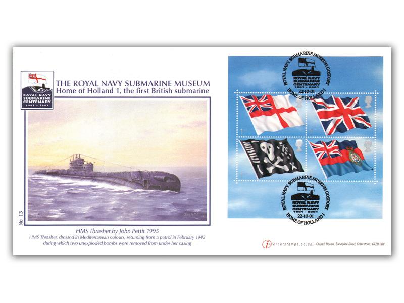 Royal Navy Flags & Ensigns Miniature Sheet