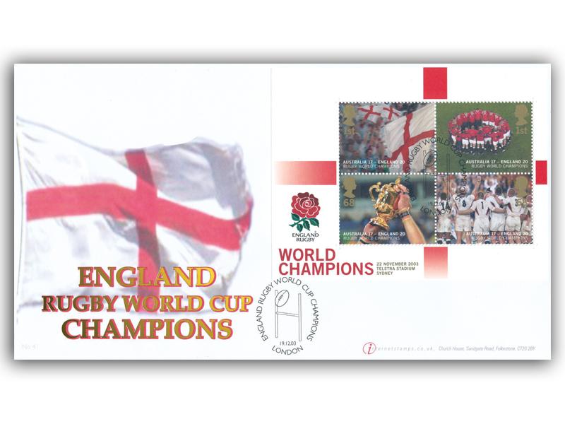 England Rugby World Cup Champions