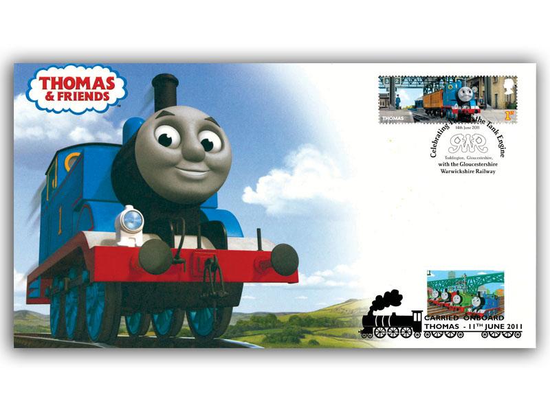 Thomas the Tank Engine single stamp cover