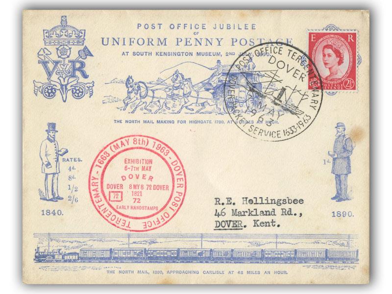 1890 Jubilee cover, 1963 late usage