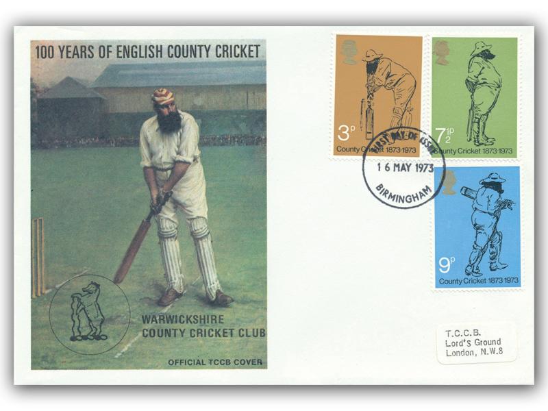 1973 Cricket TCCB Warwickshire