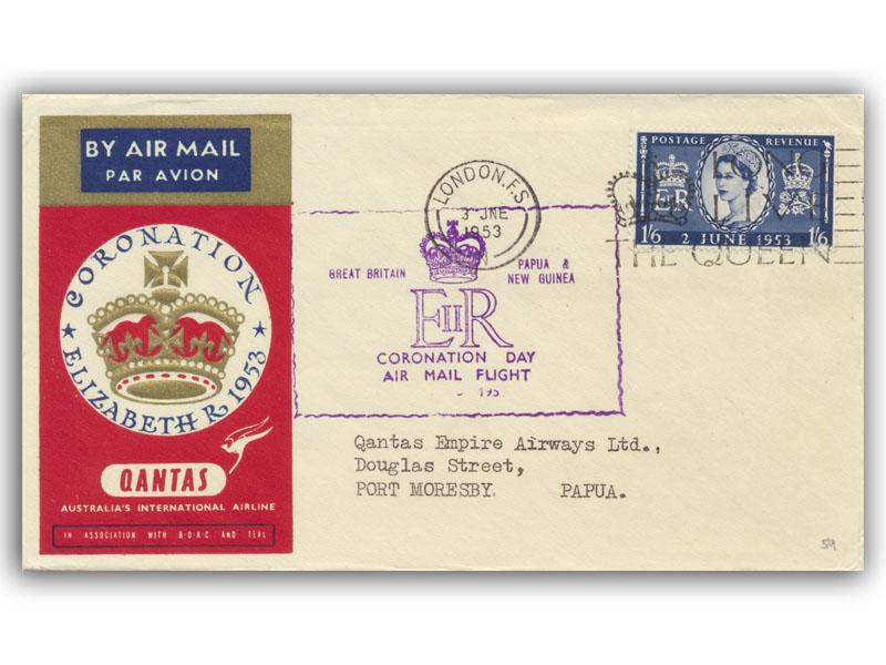 1953 Coronation Qantas, Papua New Guinea