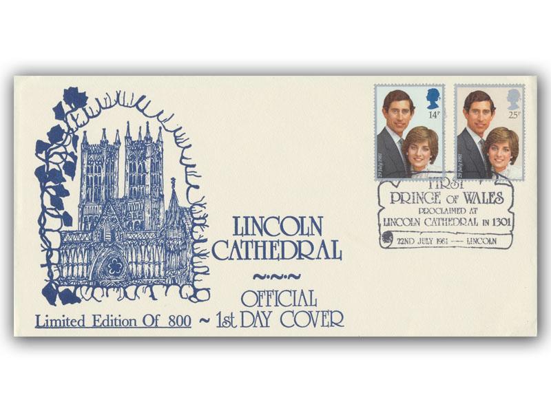 1981 Royal Wedding, Lincoln Cathedral official