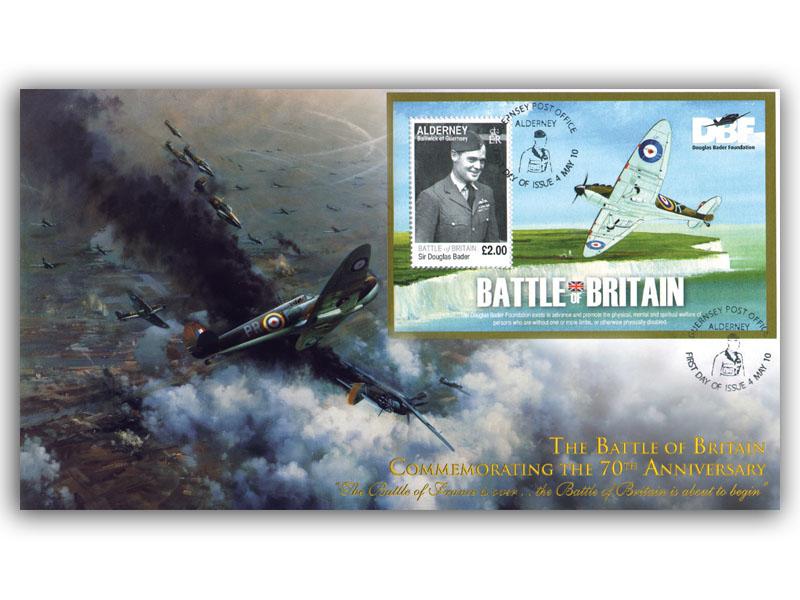 Battle of Britain 70th Anniversary, Alderney Miniature Sheet