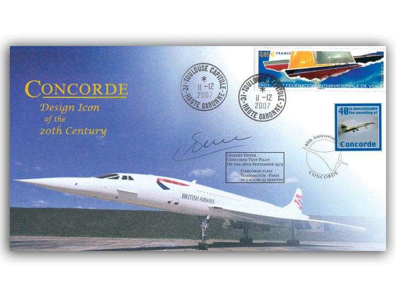 Concordes Unveiling at Toulouse, signed Gilbert Defer