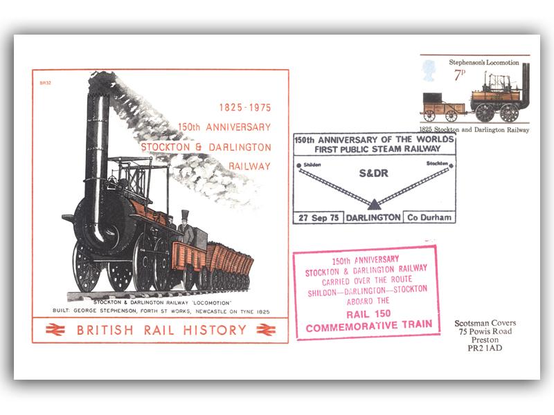 1975 150th Anniversary of the Stockton and Darlington Railway - Darlington