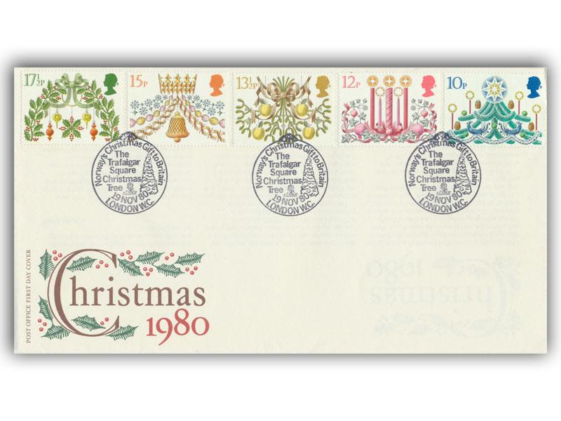 1980 Christmas First Day Cover