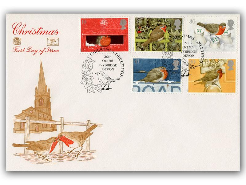 1995 Christmas First Day Cover
