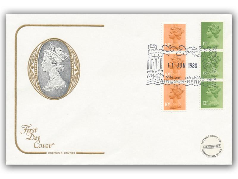 1980 10p & 12p Coils, Windsor postmark