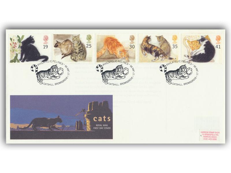 1995 Cats First Day Cover