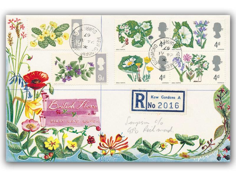1967 Flowers, ordinary, Kew Gardens CDS