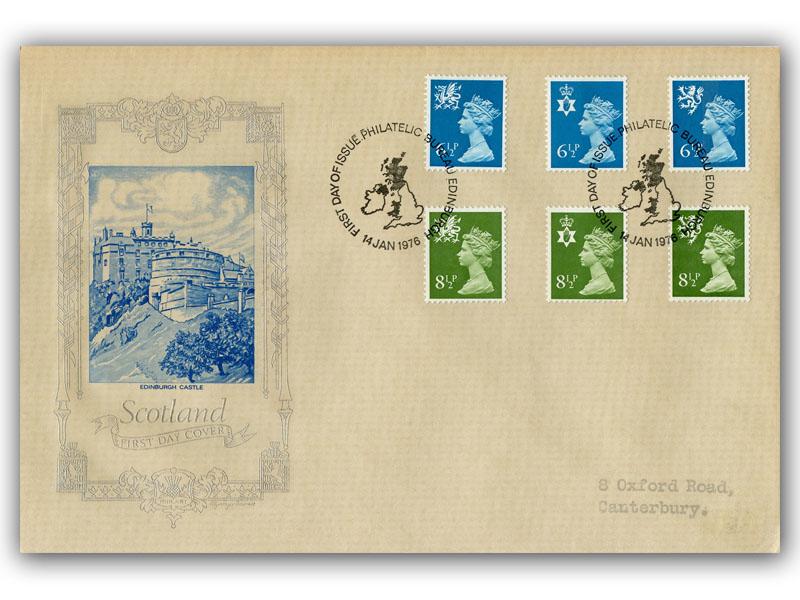 1976 Regionals Full Set, Bureau postmark