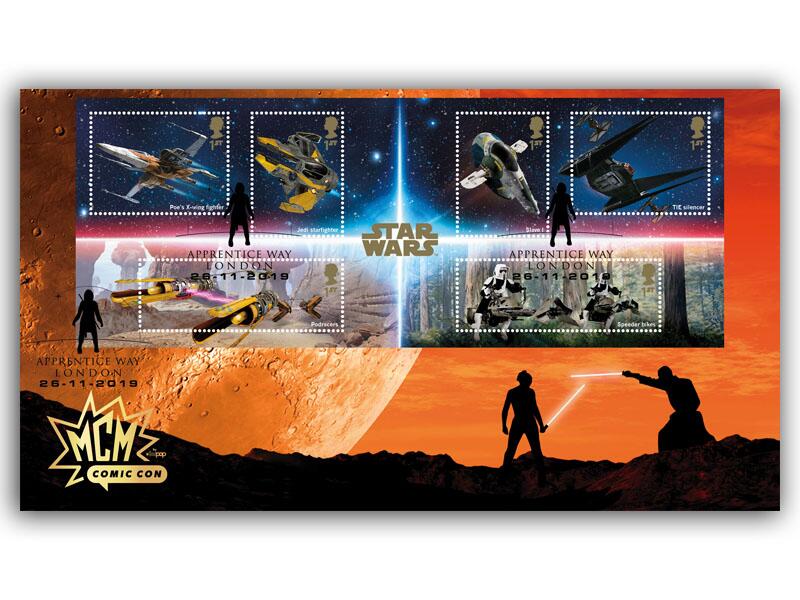 Star Wars Comic Con Miniature Sheet Cover
