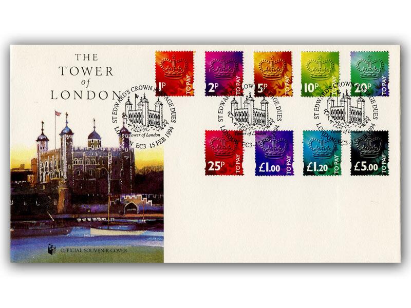 1994 Postage Dues, Tower of London official