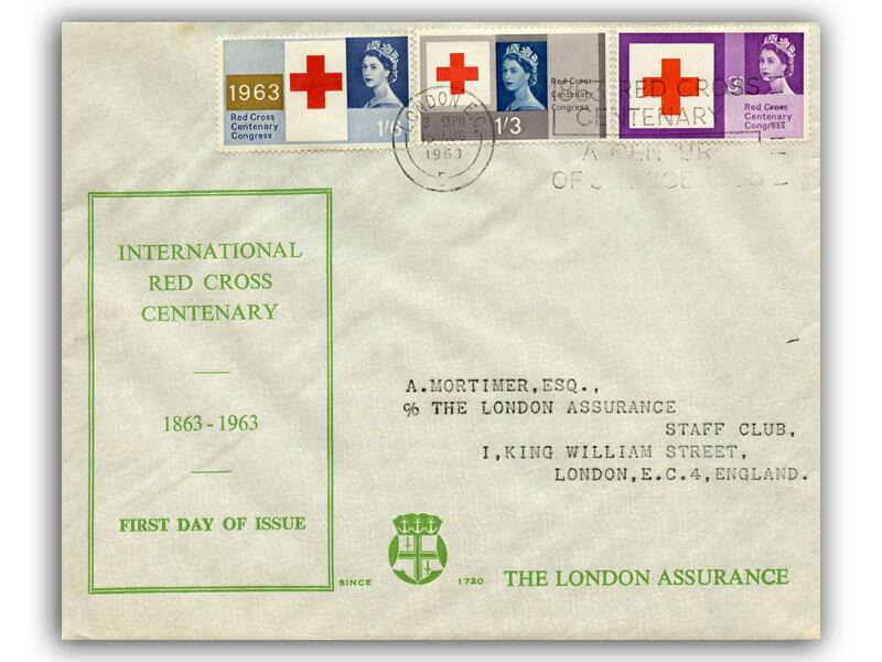 1963 Red Cross, London Assurance cover