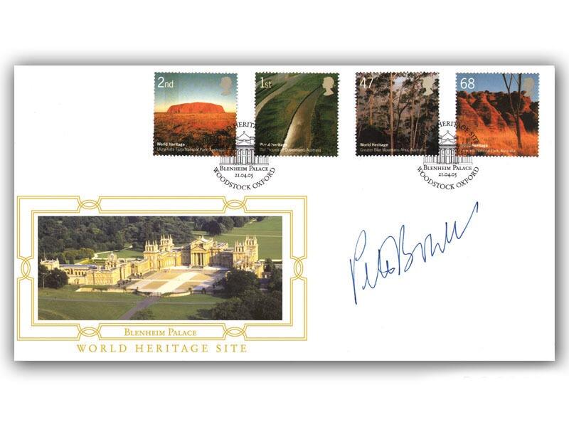 World Heritage Sites - Blenheim Palace, signed by Peter Bowles